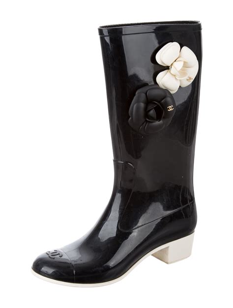 Chanel Camellia Boots 